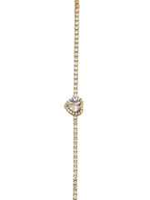 Armbånd med bling hjerte - ITSEP24